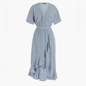 J Crew Mercantile Dress Size S Floral Midi Hi Low Trad Wife Prairie Boho NWT